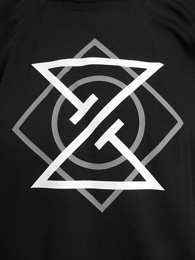 Meta Punk [ALPHA-NERD] - t-shirt - white, grey on black // Photo 2