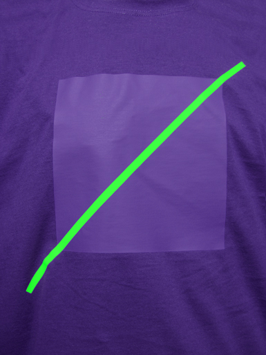 Free Spirit [ANARCHIST-FLAG] - t-shirt - neon green, purple on purple // Photo 2