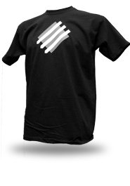 Squared Circle [DREIPFEIL / ANTIFASCIST-QUADER] - t-shirt - black