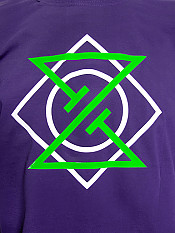 meta-punk, t-shirt, purple – Front
