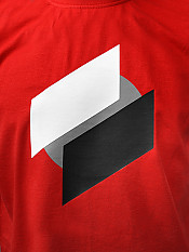two-point-o, t-shirt, red – Front