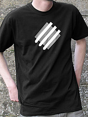 squared-circle, t-shirt, black – Outdoor