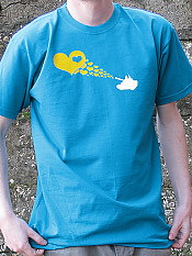 love-army, t-shirt, azure – Outdoor