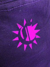love-army, t-shirt, purple – Back